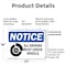 Signmission All Drivers Must Chock Wheels OSHA Notice Sign, Plastic, 24in W x 18in L, 2PK OS-2PACK-NS-P-1824-L-15219 - alternate 8